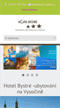 Mobile Screenshot of hotel-bystre.cz